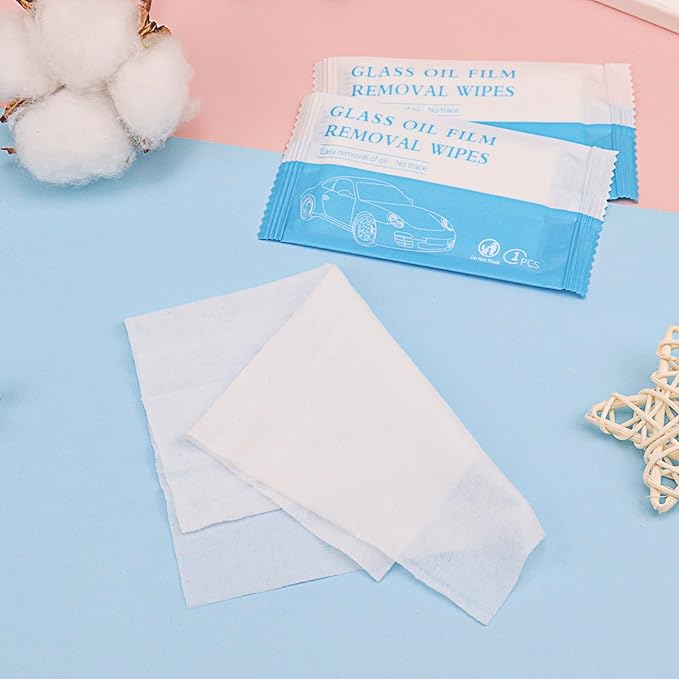 Car Cleaning Wipes 200 PCS Individually Car Wipes Fast Cleaning Car Leather Cleaner Wipes Suitable for Car Window Glass Floor Windows Mirrors