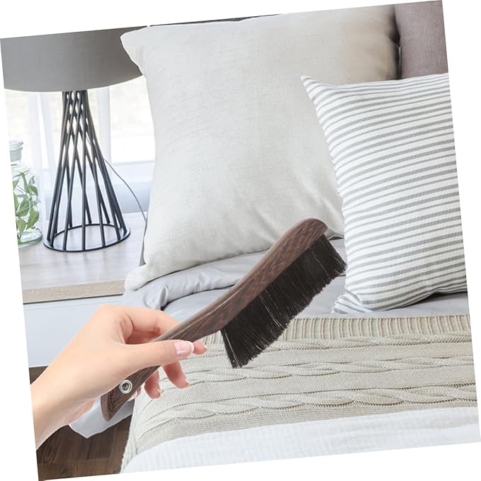 2pcs Cedar Horsehair Brush Mini Stick Duster for Computer Keyboard Cleaning Broom