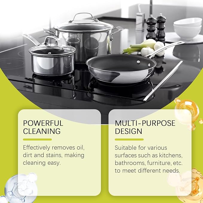 Multi-Purpose Cleaning Paste For Kitchen Bathroom &amp Furniture - Removes Grease &amp Stains Easily(2PCS)
