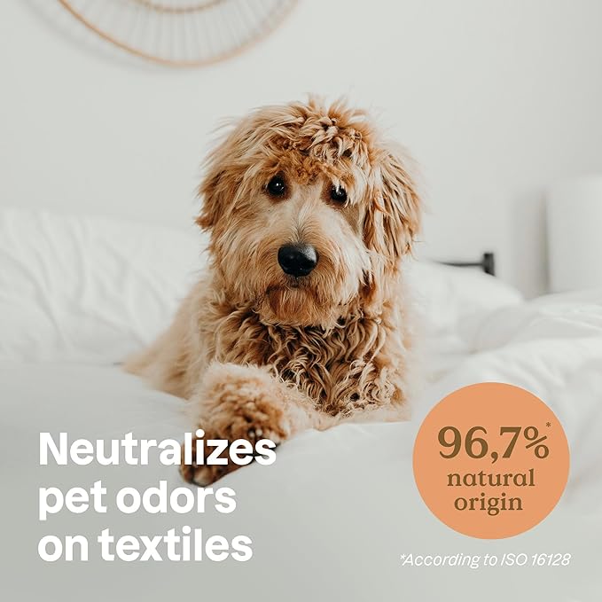 ATTITUDE Fabric Refresher for Pets Neutralizes Odors Plant and Mineral-Based Ingredients Vegan and Cruelty-free Bulk Refill Lavender 67.62 Fl Oz