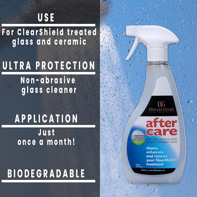 ClearShield Aftercare Shower Door Glass and Ceramic Cleaner