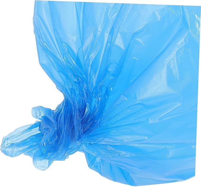 50pcs Heavy-duty Tear-resistant Trash Bags Large Capacity PE Garbage Liners for Kitchen Bathroom Office Commercial Waste Disposal