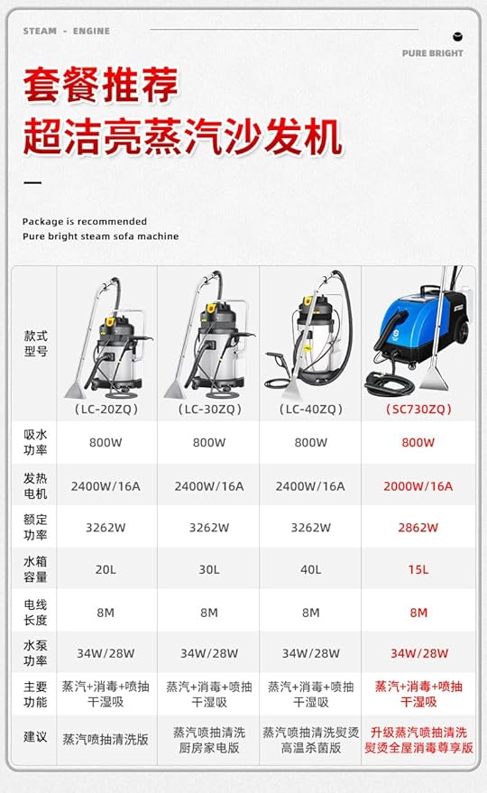 110V carpet cleaning machine hotel carpet cleaning machine spray-extract combination machine sofa cleaning machine curtain cleaning machine