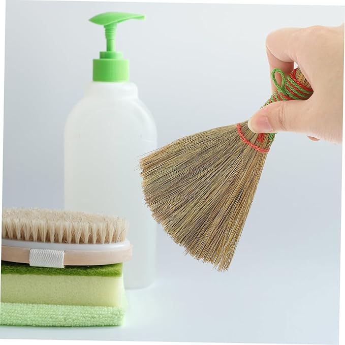 4sets Hand Duster Broom Small Broom Cleaning Brush Desk Sweeper 2pcs*4