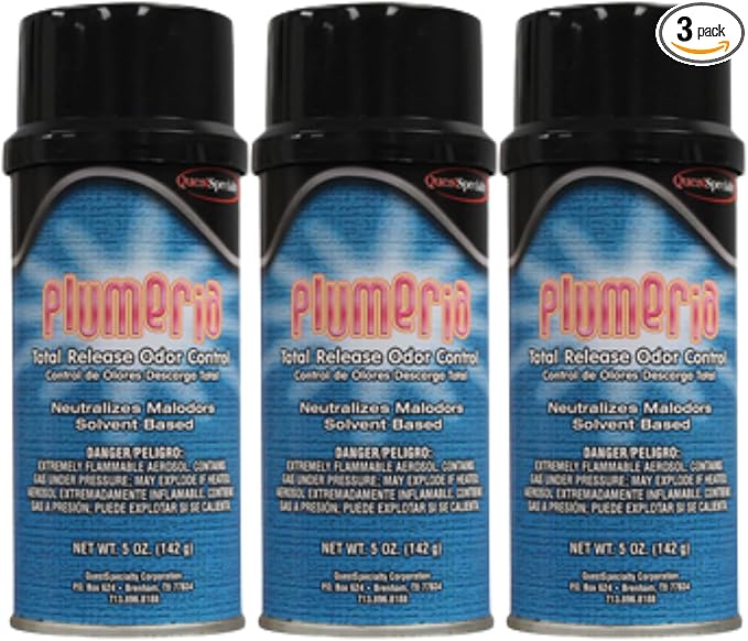 Quest 3820 PLUMERIA Solvent-Based Total Release Odor Control (3 Pack)
