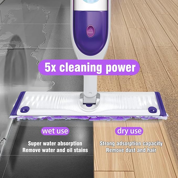 25 Pack Power Mop Refill Pads for Swiffer Power Mop Disposable Spray Wet Pads Refill for Swiffer PowerMop Multi-Surface Mopping PadMop Head Replacement for Floor Cleaning