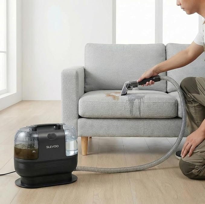 Portable Carpet Cleaner 2026 New Upholstery Cleaner Pet Spot Stain Remover with 20Kpa Strong Suction 500W Powerful Motor