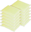 LOLA Nylon Netting Sponge Cleaning Scrubber Pad 12 Pack Non Scratch Safe on Non-Stick Surfaces Coated Cookware &amp Dishes - Gentle Effective Cleaning