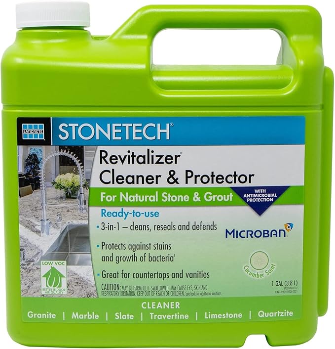 StoneTech RTU Revitalizer Cleaner &amp Protector for Tile &amp Stone 1-Gallon (3.785L) Cucumber Scent