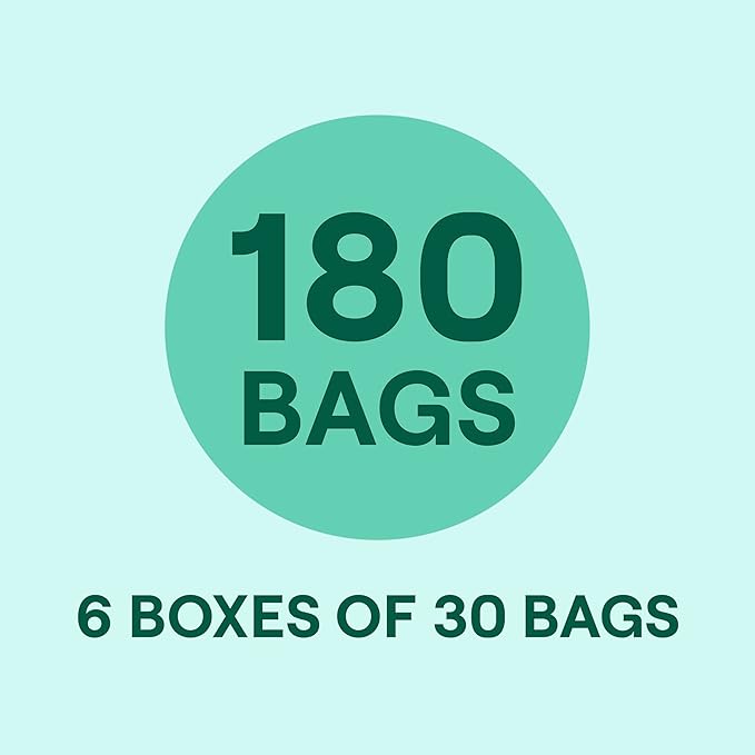 Seventh Generation Extra Strong Tall Kitchen Trash Bags 13 Gallon Pack of 6 30 count