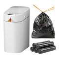 funest Rechargeable Bathroom Trash Can with 4 Gallon Trash Bags(75 Counts)