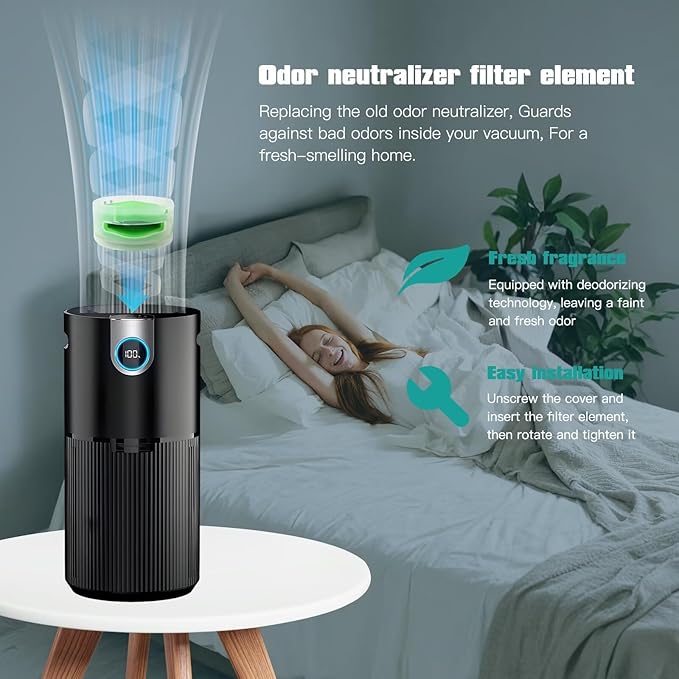Homesweet Universal 1541FC3000 Odor Neutralizer Refills for Shark Vacuums: Compatible for Rotator (LA702) for Stratos (AZ/IZ/ZD/HZ Series) ZU102 &amp UZ565H Models