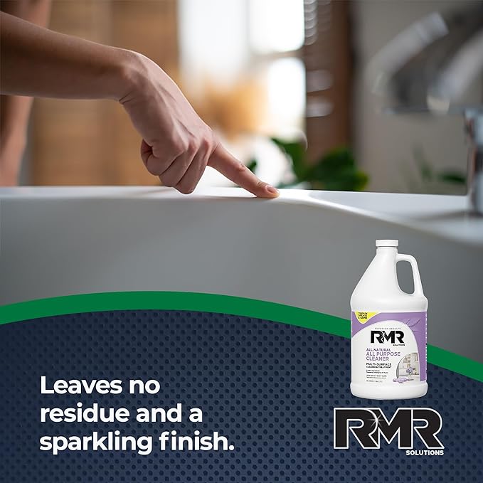 RMR All Natural All-Purpose Cleaner - Non-Toxic Rinse-Free Multipurpose Cleaning Supplies Biodegradable 1 Gallon Bottle Modern Botanical Scent