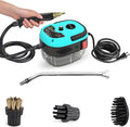 2500w Handheld High Temp Portable Cleaning Machine Handheld Power Steam Cleaner for Home High Heat Steam Cleaning Machine Steamer for Cleaning Ready in 10s for Kitchen Furniture Bathroom Car(Blue)