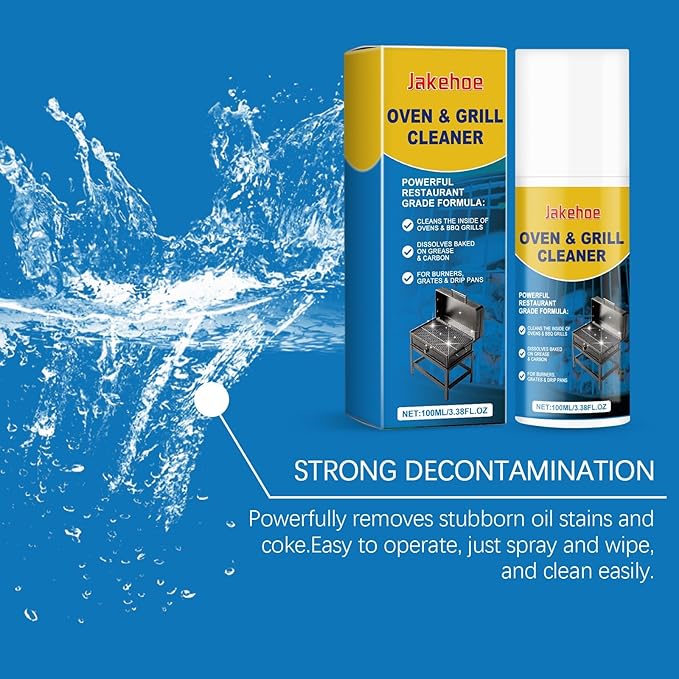 Grill &amp Oven Cleaner Heavy-Duty Foam For Grease &amp Carbon Multi-Surface Kitchen Degreaser(3PCS)