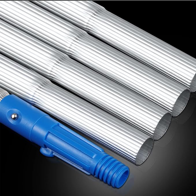 5-12m Window Cleaning Pole Water Fed Telescopic Brush Extendable Cleaner Conservatory Roof Cleaning Tools for Photovoltaic Panel Cleaning Trucks Windows(size:8m)