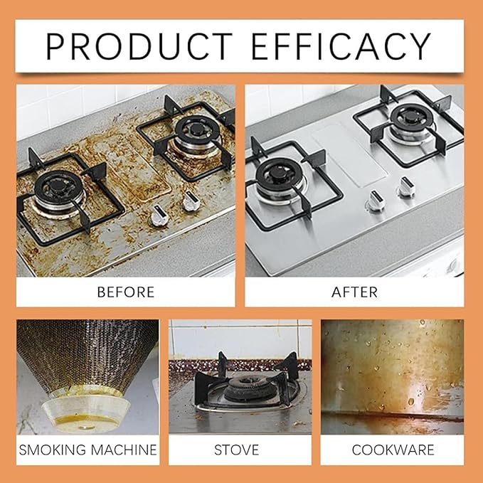 Multi-Purpose Powerful Cleaner for Kitchen260g Coconut Oil Kitchen Cleaning &amp Polishing PasteCleaning Paste MultipurposeStainless Steel Cookware Scratch Remover Metal Polish