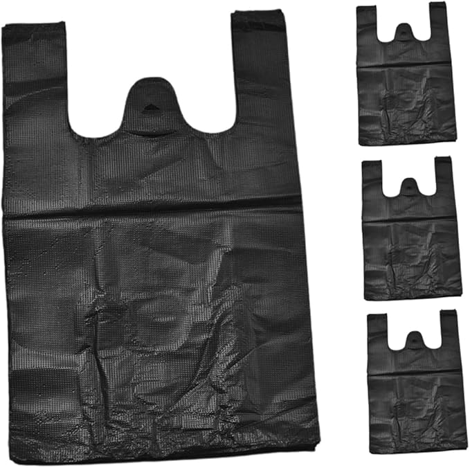 200pcs Thickened Plastic Trash Bags for Bathroom and Kitchen Leak-resistant Garbage Can Liners for Home and Office Large Capacity Waste Bags
