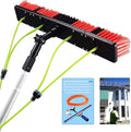 3-12m Window Cleaning PoleWindow Cleaner KitWater/Hose Fed PoleWindow Cleaning Brush EquipmentCleaning Photovoltaic and Solar Panels/8m Rod/50cm Brush Head