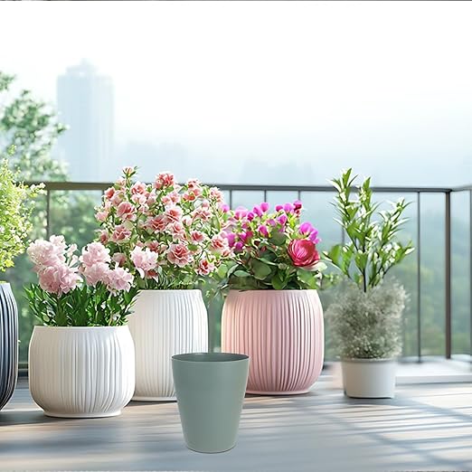 3Pcs Small Lidless Trash Can Plastic Wastebasket Rubbish Storage Bin for Home Office Bedroom Open Top Garbage Bucket in Green Pink Yellow Colors
