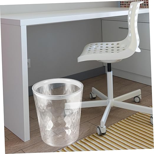 Vaguelly Trash Can Wastebasket Capacity Garbage Container for Home Bathroom Kitchen Lightweight Portable Design Easy to Identify Waste