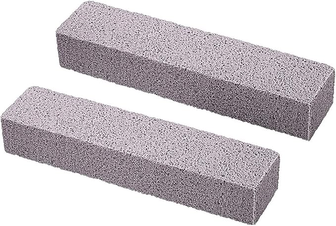 2x Floating Stone Cleaning Rod Pumice Stick Scouring Pad Cleaner Stain Removal For Home Toilet Bowl Cleaning Stick