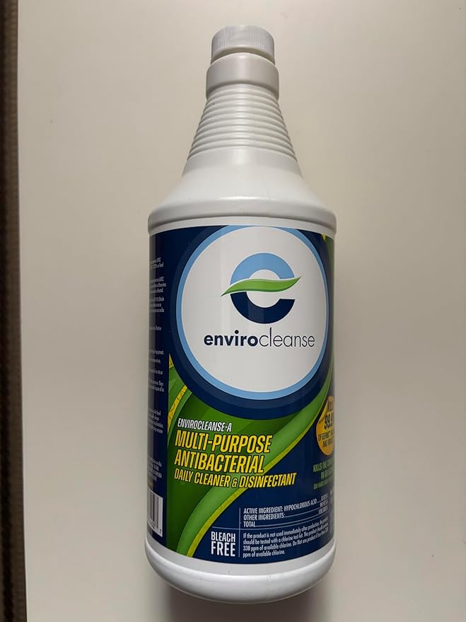 Liquid Disinfectant Box of 12x32oz Bottle Hypochlorous Acid Formula Contains No Bleach or Harsh Chemicals Home Office Doctors Office Kids &amp Pet Safe Use On All Hard Surfaces