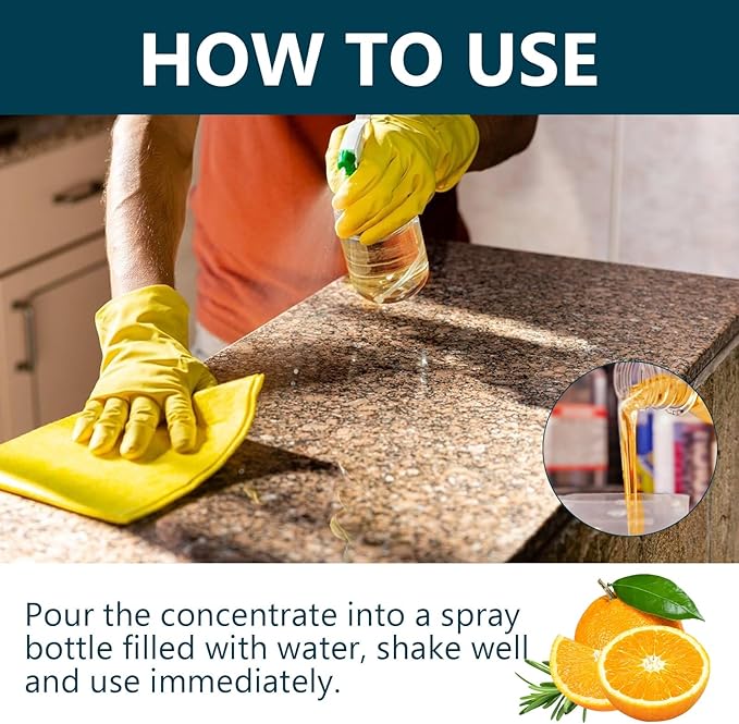 Multi-Purpose Cleaning Concentrate - Heavy Duty Kitchen Grease Remover For Stove Hood &amp Cooktop(3PCS)