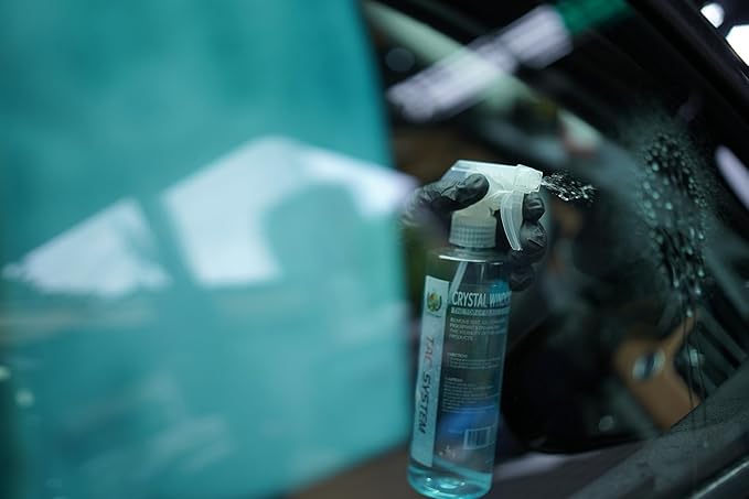 Crystal Windows Car Window Cleaner 16 fl oz | Ultimate Clarity Solution | Streak-Free Residue-Free Ammonia-Free Formula | Safe for Tinted Windows and Glass Surfaces
