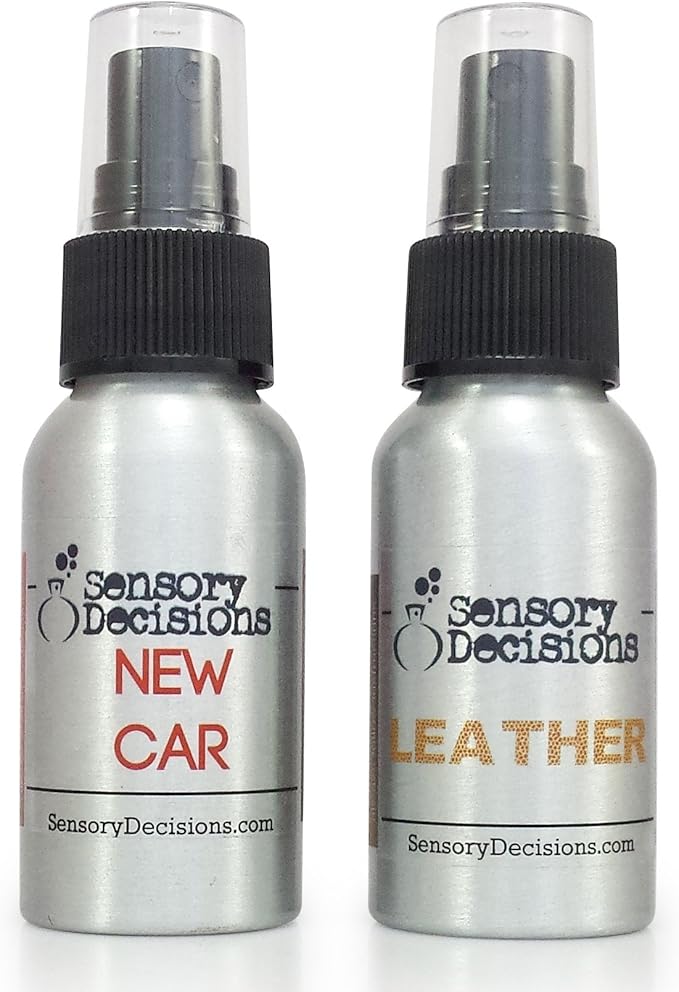 Car Air Fresheners - Twin Pack - New Car Scent &amp Leather (3 pack)