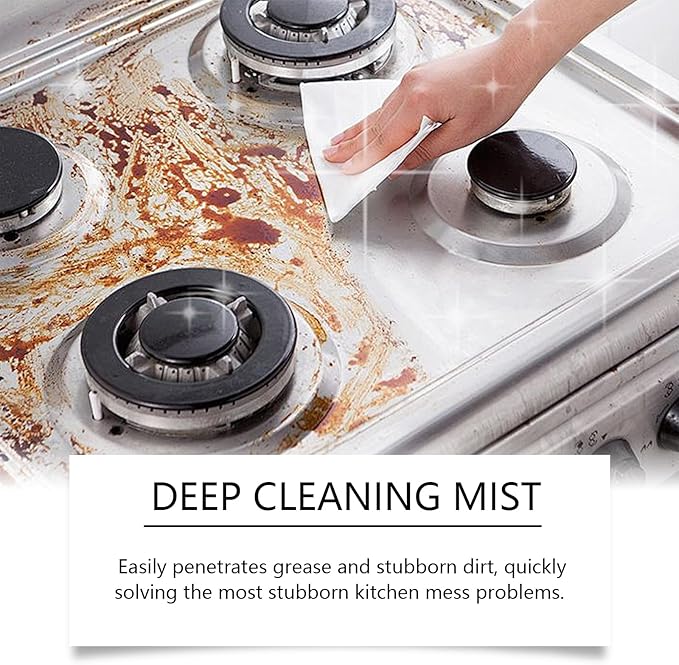 Deep Cleaning Mist Lemon Zest 200ml Fast-Acting Kitchen and Bath Cleaner 3X Cleaning Power