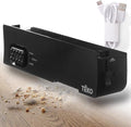 Teko Under-Counter Toe Kick Automatic Vacuum System Cordless Strong-Suction Vacuum Dustpan for Collecting Floor Debris Pet Hair Crumbs &amp Dust Slim Under-Cabinet Design – Easy to Operate - Blac