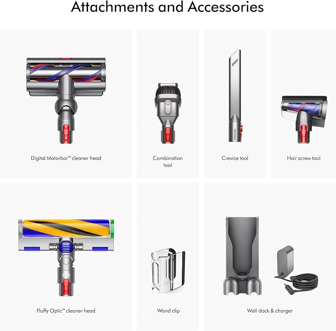 Dyson V15 Detect Cordless Vacuum Cleaner Yellow/Nickel