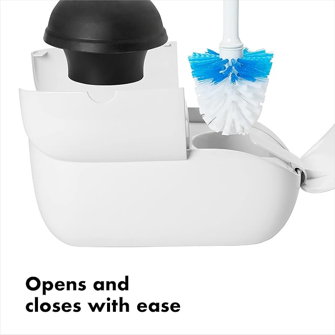OXO Good Grips Toilet Brush &amp Plunger Combo