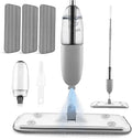 Refillable Spray Mop with Rotatable Head and Replacement Pads Versatile Wet Dry for Hardwood Tile and Marble Floors Efficient Removal with Easy to Replace