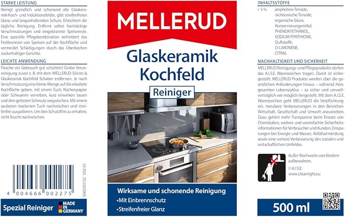 MELLERUD Ceramic Hob Clean and Care – 500ml