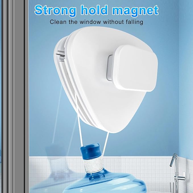 Double Sided Glass Cleaner Convenient Magnetic Window Tool Time Saving Lightweight Versatile Shape Efficient for Home (18-30)