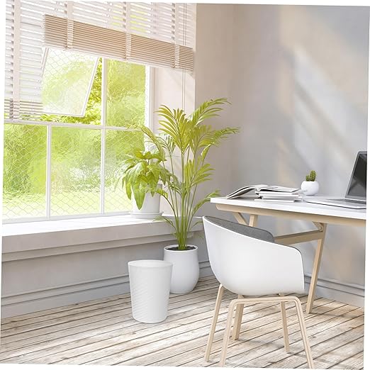 Alipis 2pcs Nordic Style Open Trash Can Small Household Wastebasket for Kitchen Bathroom Office Versatile Rubbish Bin and Easy to Use and Clean