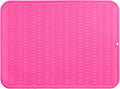 MicoYang Silicone Dish Drying Mat for Multiple UsageEasy cleanEco-friendlyHeat-resistant Silicone Mat for Kitchen Counter or SinkRefrigerator or Drawer Liner Rose 2XL 24 inches x 18 inches