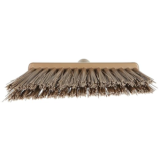 Vikan 291466 Broom Angle Cut 11.4 Extra Stiff Brown