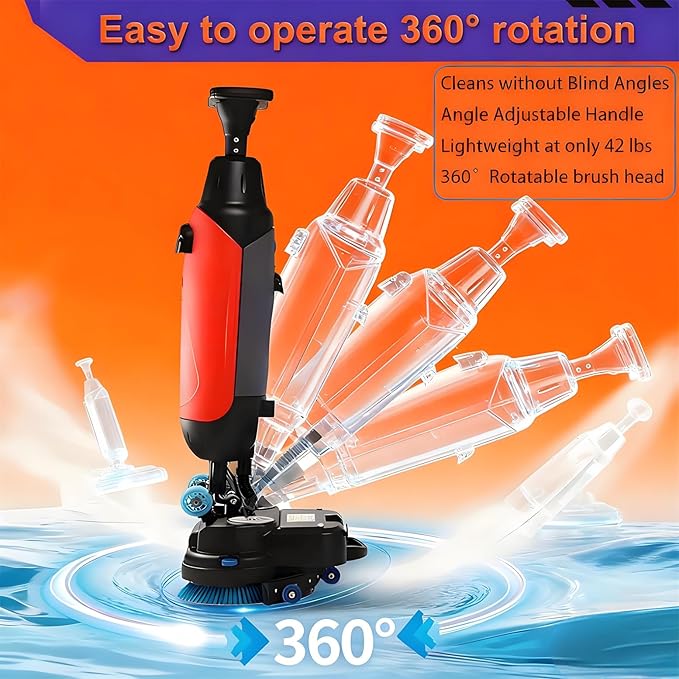 Portable Carpet Cleaner Portable Carpet and Upholstery Deep Cleaner Car/Auto Detailer 2600W Vacuum Steam Cleaner Garment Steamer 42x28x37cm Red