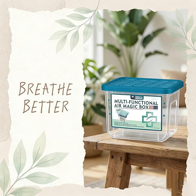 Air Magic Box Indoor Air Purification Dust Removal Magic Box Long-Lasting Air Freshener 120g for Home Office Bedroom Pet AreasLet Freshness Unfold—naturally and Quietly (3)