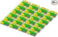 Pack of 24 TreeFrog Xtreme Fresh Mini Japanese Under-The-Car Natural Air Freshener (Lemon Squash Scented)