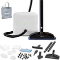 Dupray Neat Steam Cleaner Multipurpose Steamer for Floors Grout &amp Upholstery Chemical-Free Cleaning Long Run Time 40-Piece Accessory Kit *Kills 99.9% of Bacteria &amp Viruses
