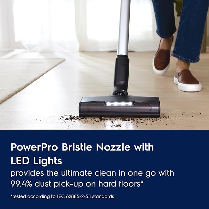 Electrolux Ultimate600 Cordless Stick Vacuum with PowerPro Bristle Nozzle and Larger Dust Bin Capacity 50-Minute Run Time 3 Power Modes Ocean Green