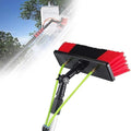 Window Cleaning Pole Water Fed Telescopic Brush Extendable Cleaner Conservatory Room Cleaning Photovoltaic and Solar Panels Brush Head (Color : 6m/19.6ft Size : 30Cm Brush Head)