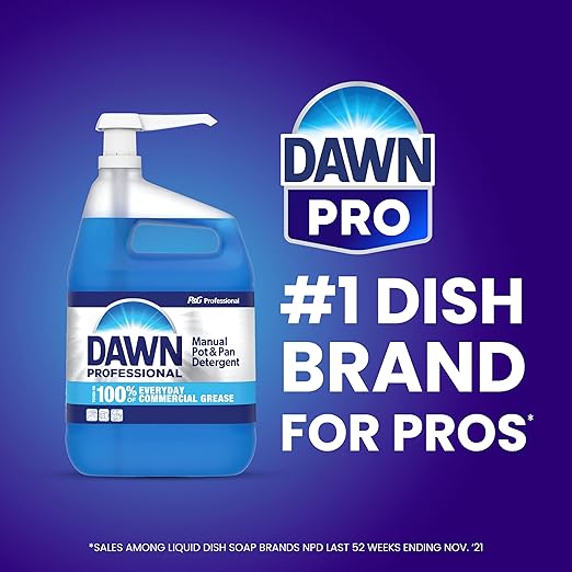 Dawn Professional Pot and Pan Detergent Regular Scent 3.8l (Case of 4)