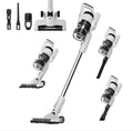 Eureka Cordless Vacuum Cleaner Anti-Tangle Brushroll Rechargeable Stick Vacuum Lightweight for Carpet Hard Floor Pet Hair White NEC280WH
