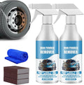 Car Rust &amp Iron Particle Remover Spray Fast Acting Heavy Duty Metal Cleaner Rust Remover Spray for Removing Rust and Iron Particles From Cars Tools Bolts &amp More Remover (2)