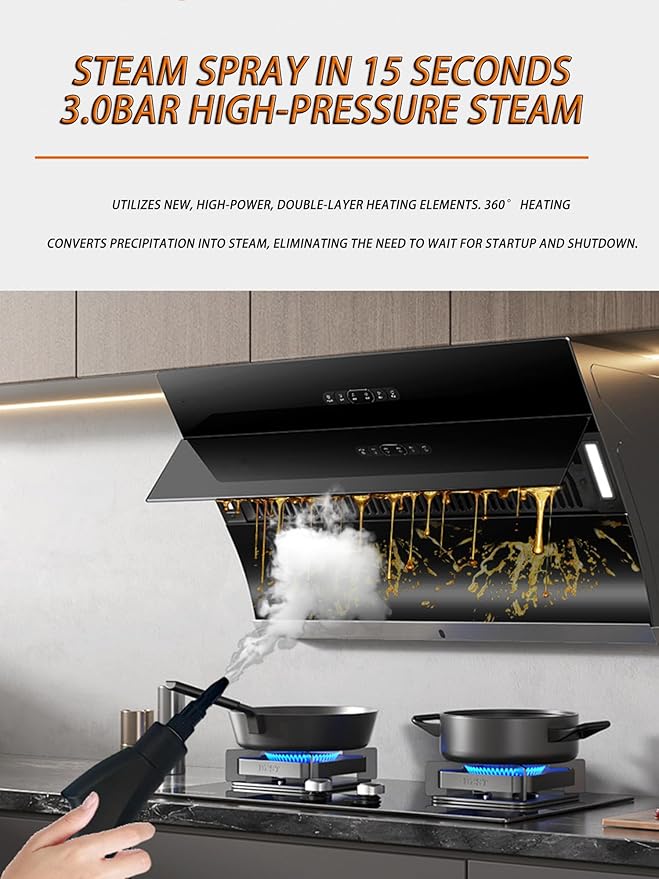 Steam Carpet Cleaning Machine with 1000ml Capacity and 11 AccessoriesIntelligent Anti-Burn-Dry Function for CarpetBathroom and Windows